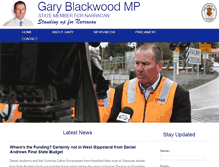Tablet Screenshot of garyblackwood.com.au
